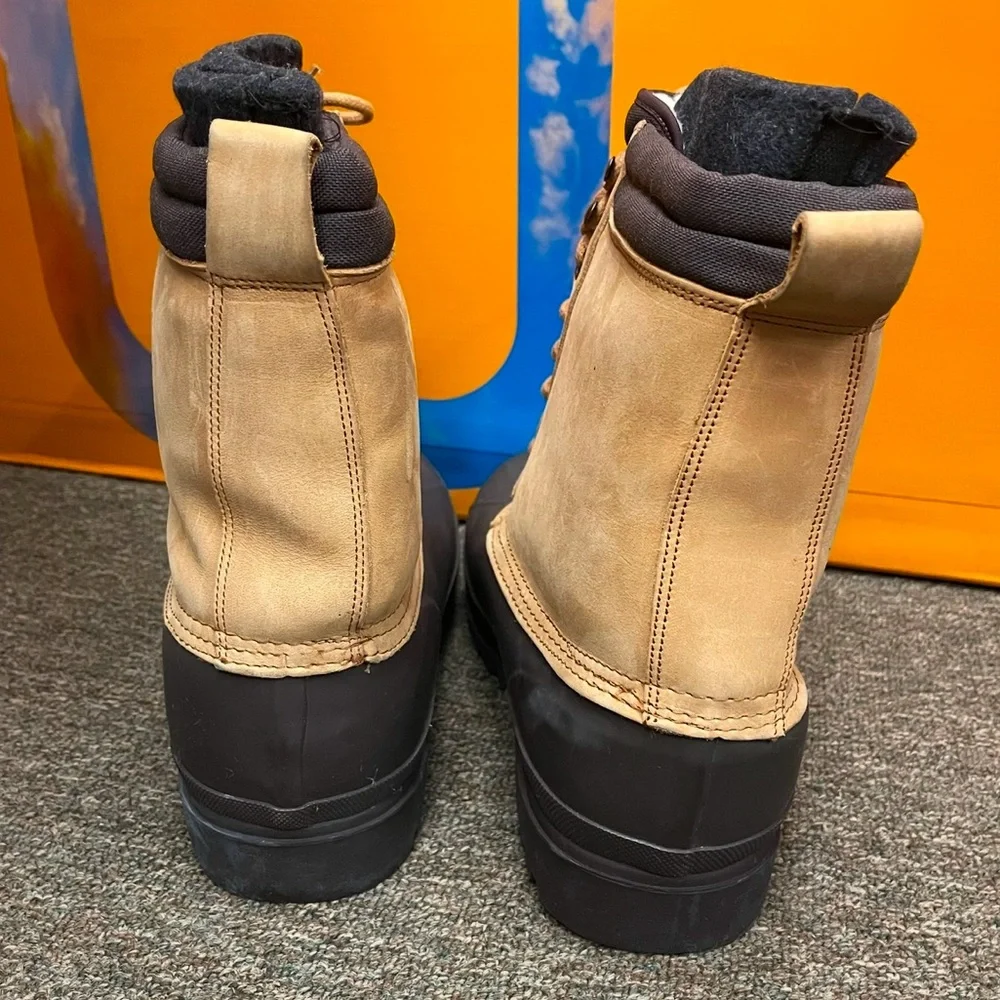 Eddie Bauer Leather Steel Shank Insulated Snow Boots